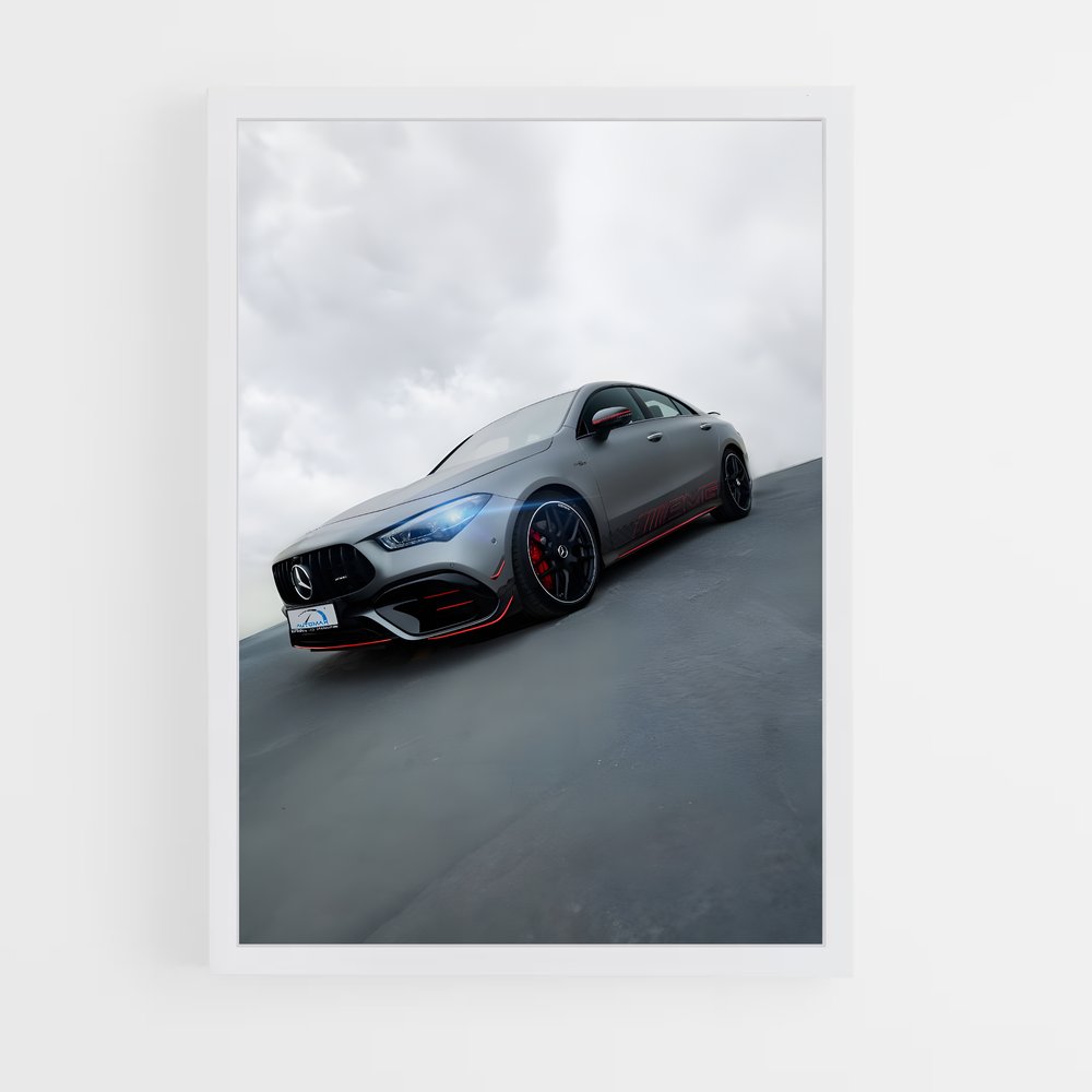 Poster Supercar GTX – affiche Mercedes (vue 3)